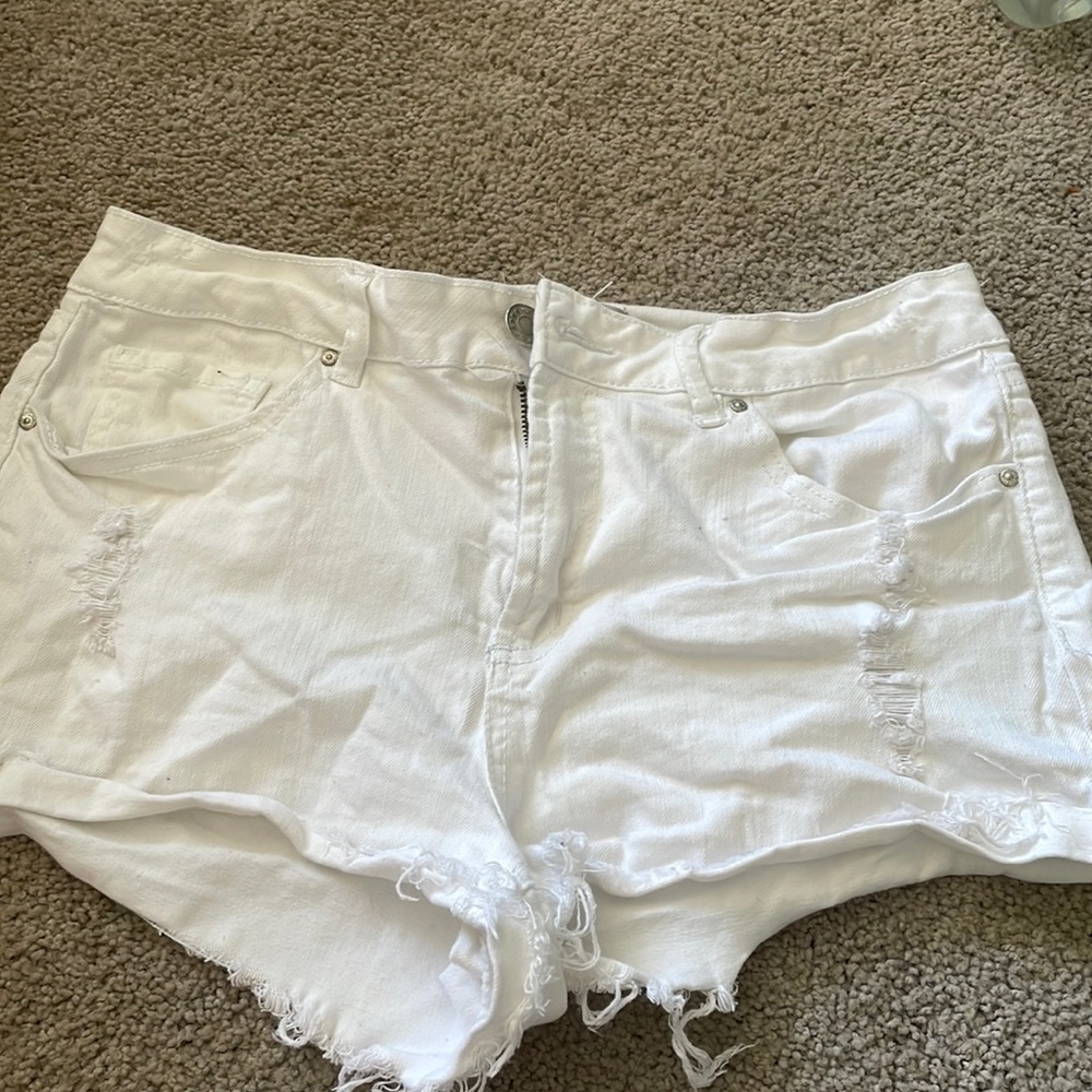 White shorts